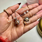 Wish Pearl Necklace Gift Box with 12 soap Rose🎁