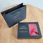 Wish Pearl Necklace Gift Box with 12 soap Rose🎁