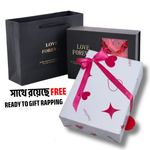 Wish Pearl Necklace Gift Box with 12 soap Rose🎁