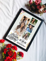 🌸 প্রিমিয়াম কাস্টমাইজড ফটো ফ্রেম  জন্মদিন ও অ্যানিভার্সারি গিফট 🌸