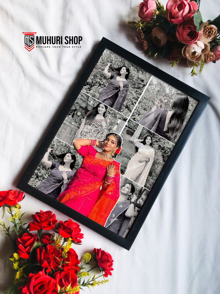 🌸 প্রিমিয়াম কাস্টমাইজড ফটো ফ্রেম  জন্মদিন ও অ্যানিভার্সারি গিফট 🌸