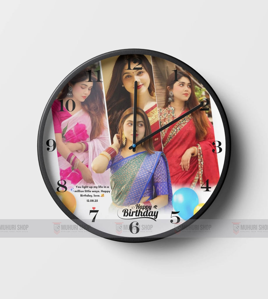 Special Gift Wall Clock – Birthday, Anniversary & More