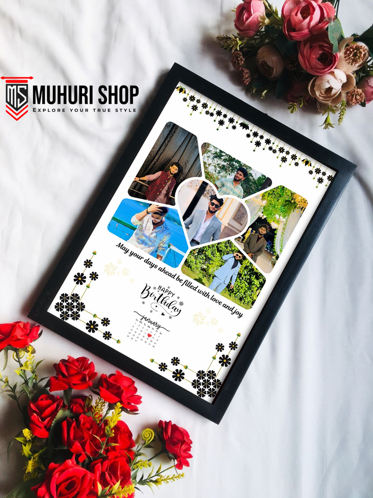 🌸 প্রিমিয়াম কাস্টমাইজড ফটো ফ্রেম  জন্মদিন ও অ্যানিভার্সারি গিফট 🌸